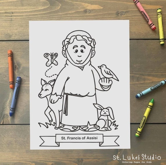 Prayer Of St Francis Coloring Pages