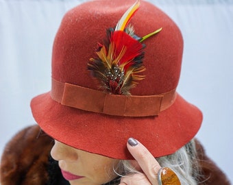 Vintage Betmar New York 100% Wool Hat With Multi Colored  display picture 2