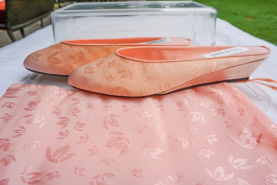Natori 1980's vintage pink slippers