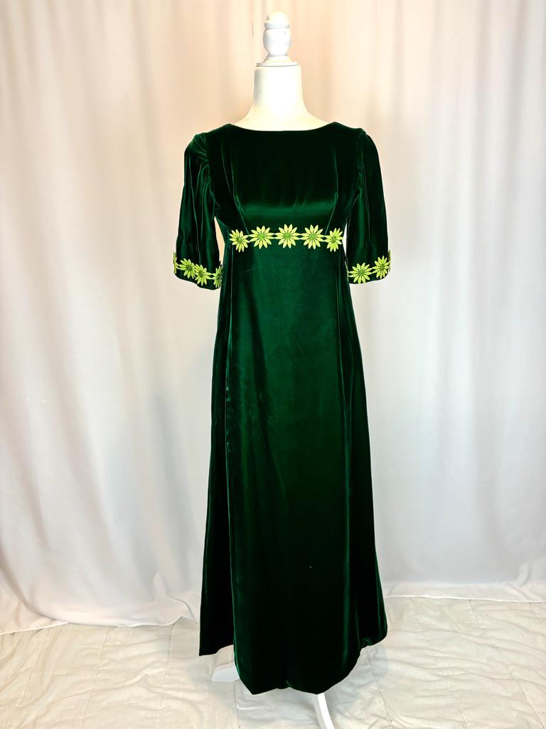 slim fit dress slacks Veronica Velvet Maxi Dress — Smocked Waist main image 1