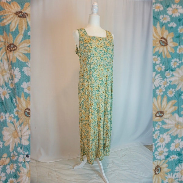 90s Sunflower Dress - Etsy