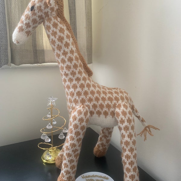 Hand Knitted Giraffe George II