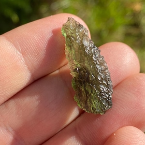 Beautiful High quality genuine real Moldavite Tektite from Czech Republic