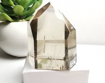 高品質パープリートタワーポイントオベリスクヒーリングクリスタル #I