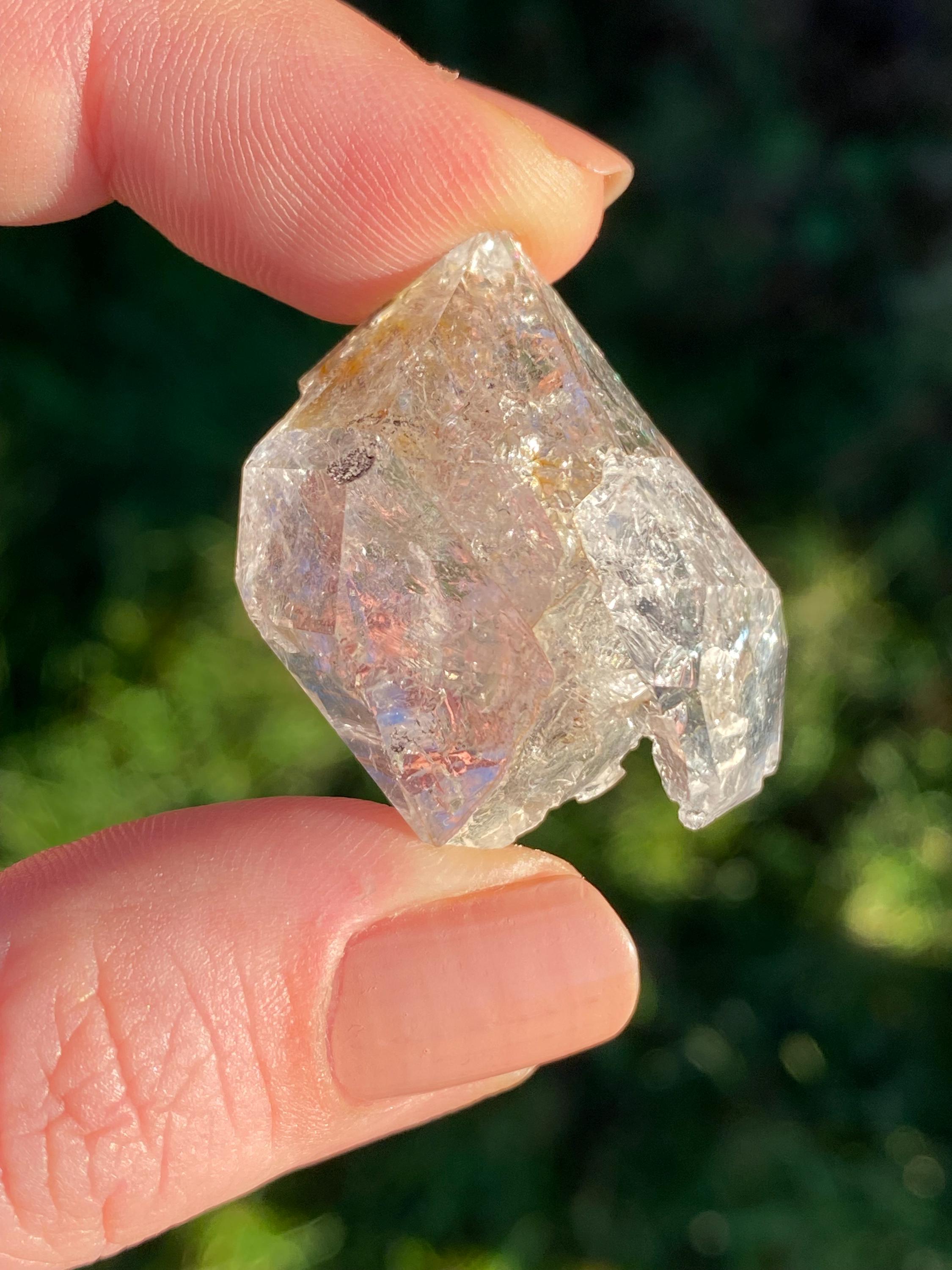 ハーキマーダイヤモンドクォーツクリスタル：ニューヨーク州