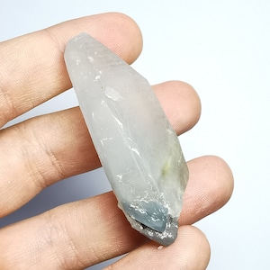 Rare Blue Tara Amphibole Riebeckite tourmaline Quartz healing crystal from Ipupiara, Brazil