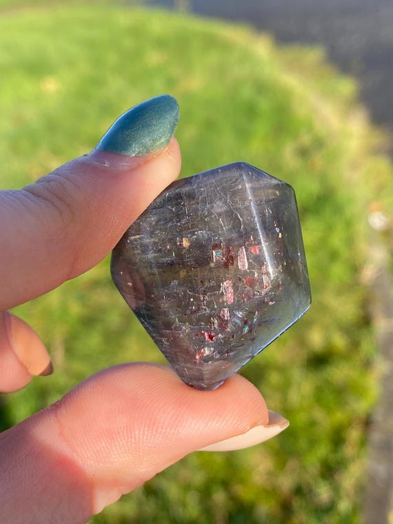 Bloodshot Iolite Sunstone Crystal High quality Freeform #E