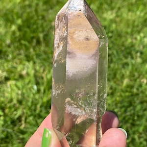 XL rare pink Lithium Quartz point from Bahia,Brazil