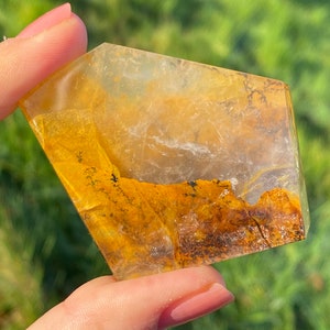 Dendritic Golden Healer Quartz: Natural Freeform Crystal, Brazil