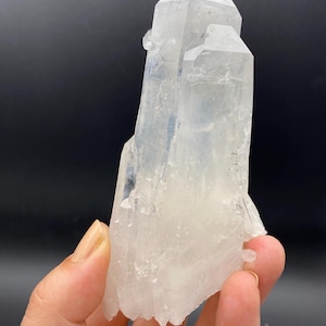 Lemurian Blue Mist Elestial Quartz: Self-Healed Crystal from Colombia