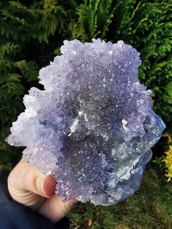 Sparkle Flower Amethyst Cluster: Irai, Brazil (405 gram)