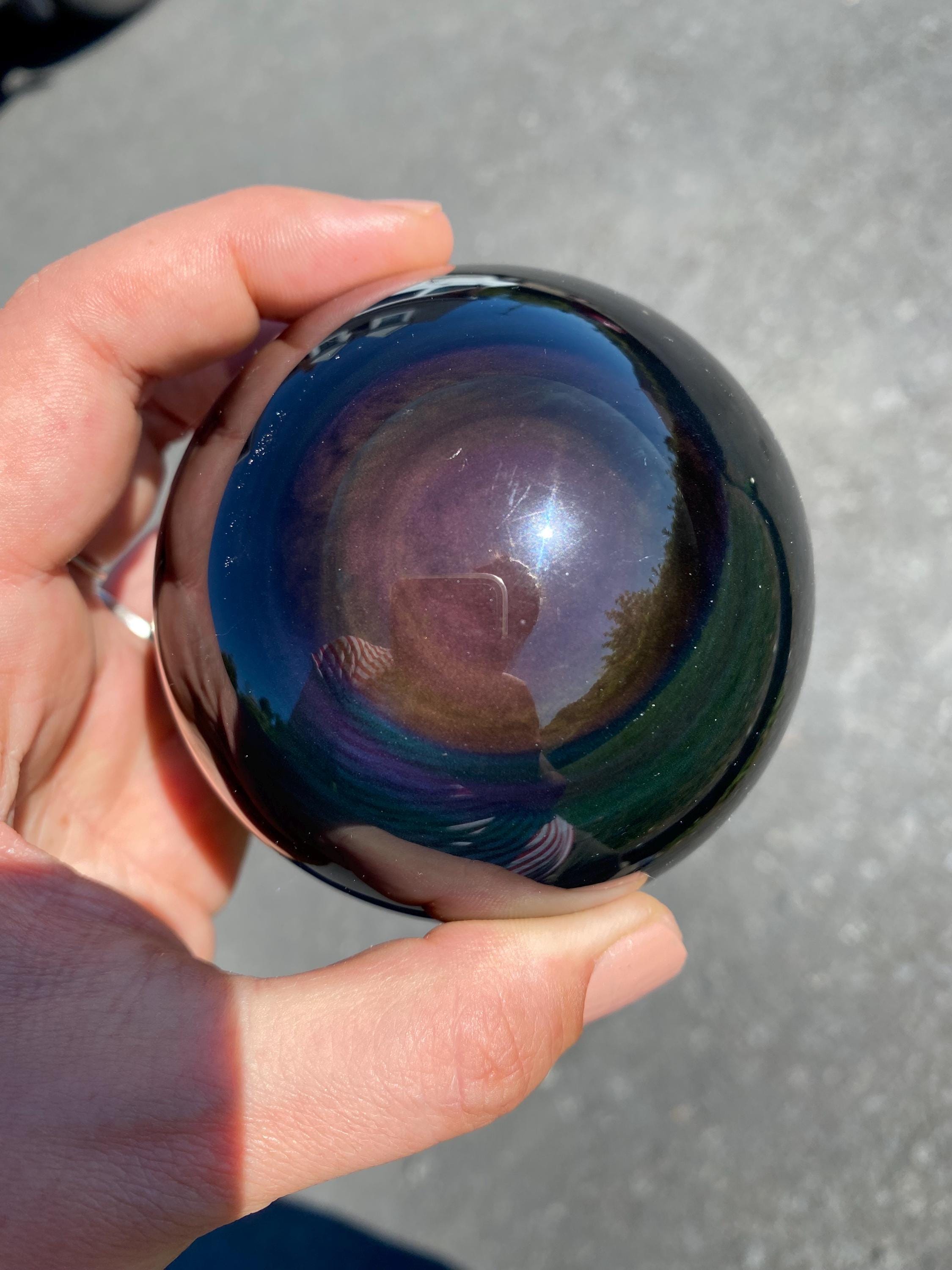Blue sheen obsidian - Etsy 日本