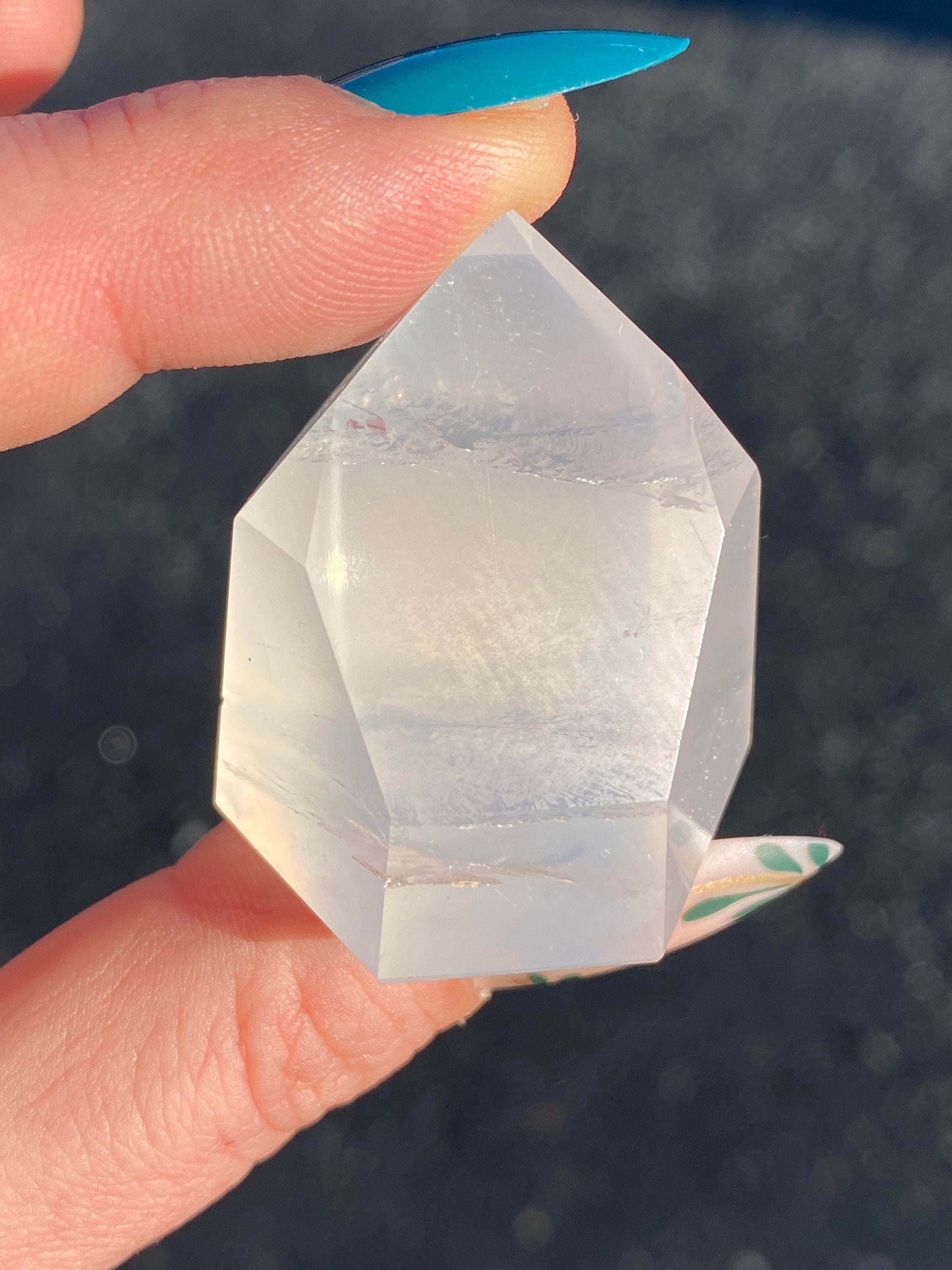 ジェミー・ジラソル・クォーツ・タワーポイント - ブラジル産