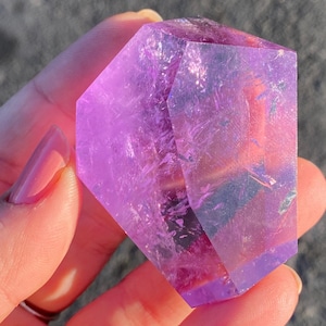 High quality Brazilian gemmy Amethyst crystal freeform healing energy