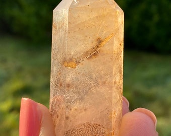 Natural Dendritic Quartz Tower Point