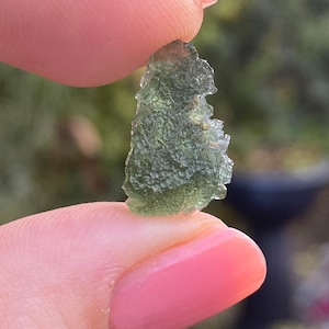 Genuine good quality Moldavite from Czech Republic