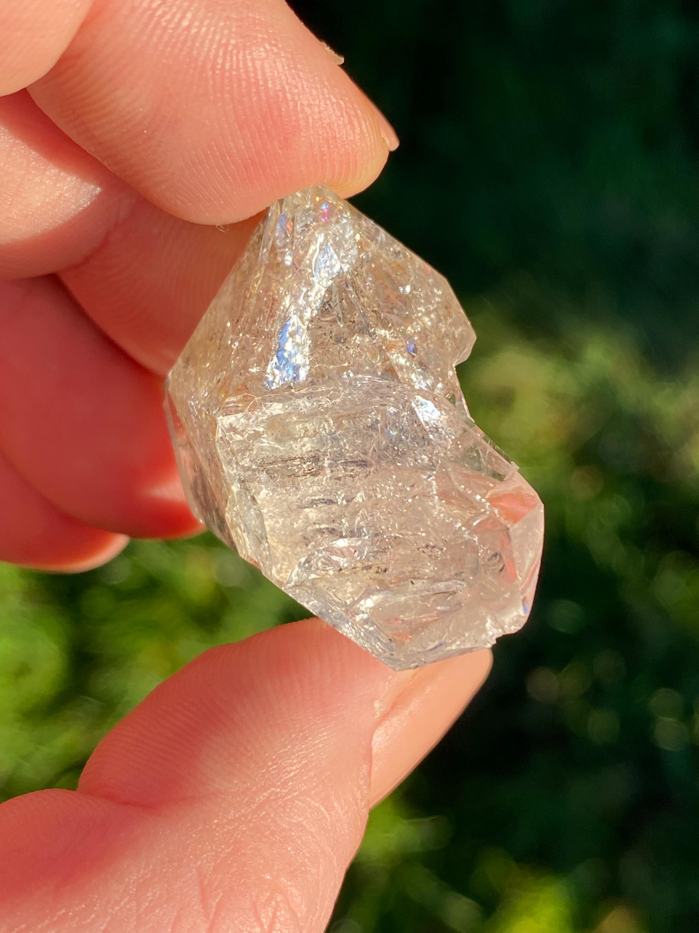 ハーキマーダイヤモンドクォーツクリスタル：ニューヨーク州