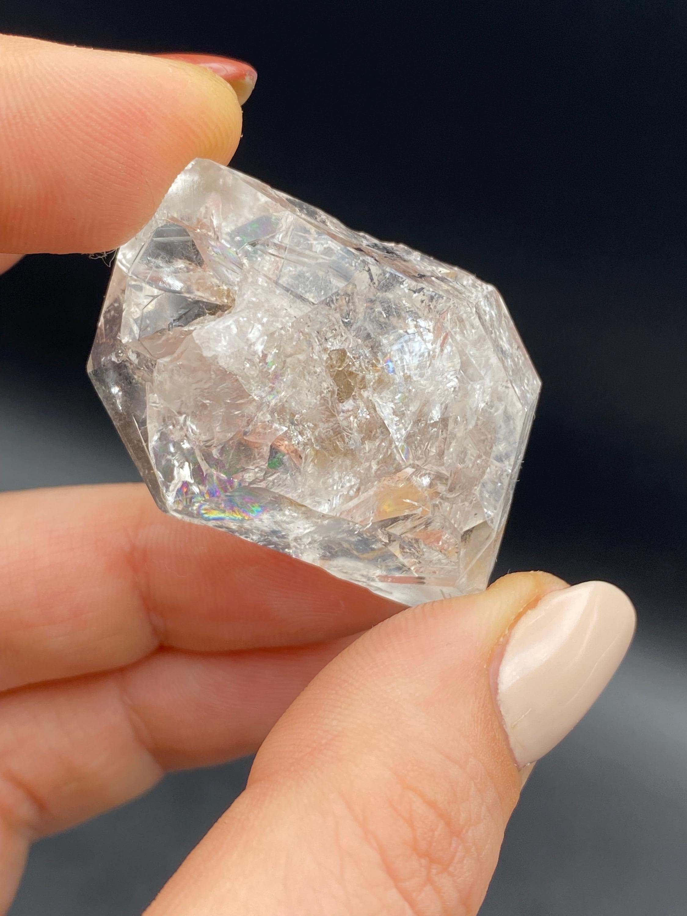 23.4g 本物のハーキマーダイヤモンド、Ace of Diamonds 鉱山