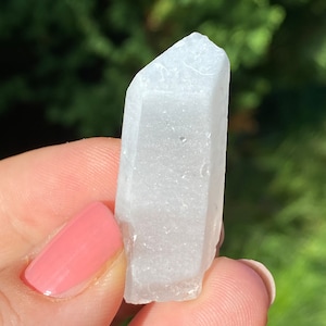 Rare Blue Tara Amphibole Riebeckite tourmaline Quartz healing crystal from Ipupiara, Brazil