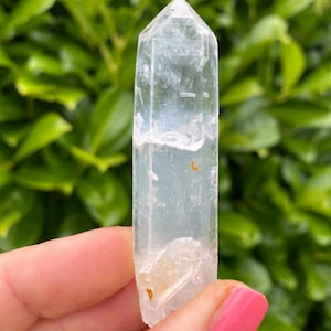 Colombian Lemurian Feather blue Mist smoke Quartz from La Belleza mine,Santander,Colombia healing energy crystal