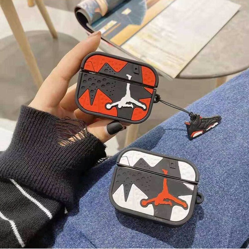 Nike Air Jordan Airpods Pro Case with Keychain Protective Etsy