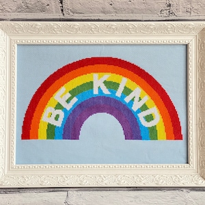 Rainbow Be Kind Pattern PDF