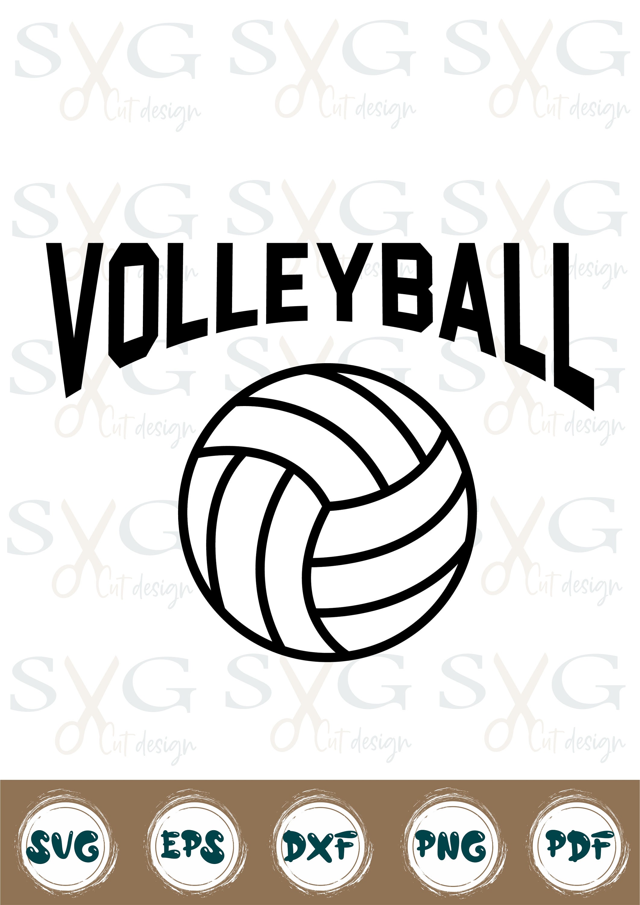 6 Volleyball Bundle SVG Volleyball SVG Volleyball Png - Etsy