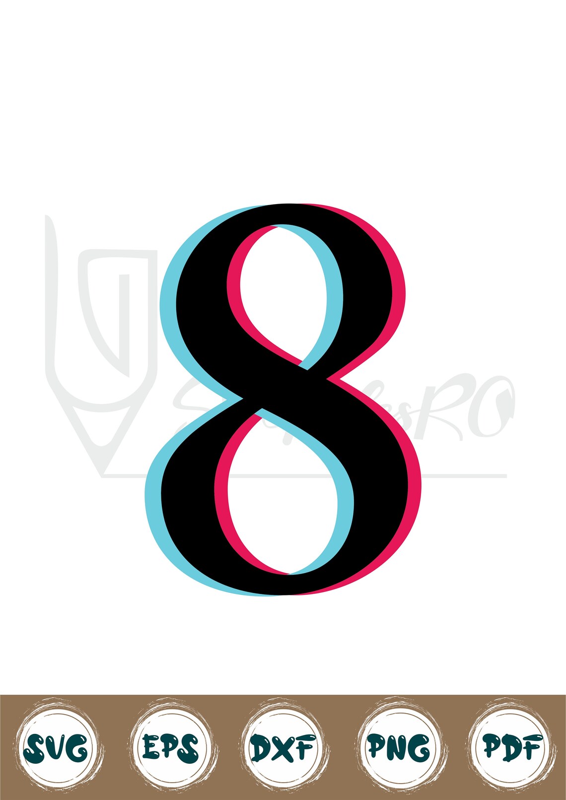 Download Tik Tok style numbers SVG tiktok birthday shirt tiktok | Etsy