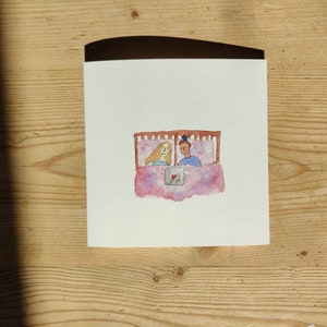 Carte d'anniversaire lesbienne - carte de Saint-Valentin pour femmes homosexuelles - carte pour couple - carte LGBT - homosexuelle - romantique mignonne