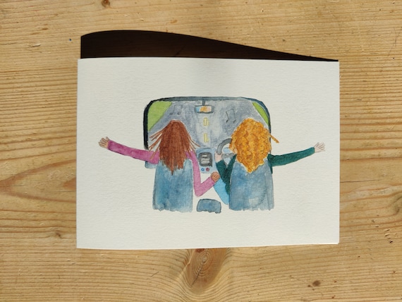 Road Trip card: valentines day anniversary birthday card