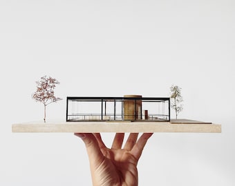 Architecture model - Philip Johnson's Glass House - 1/100 Scale