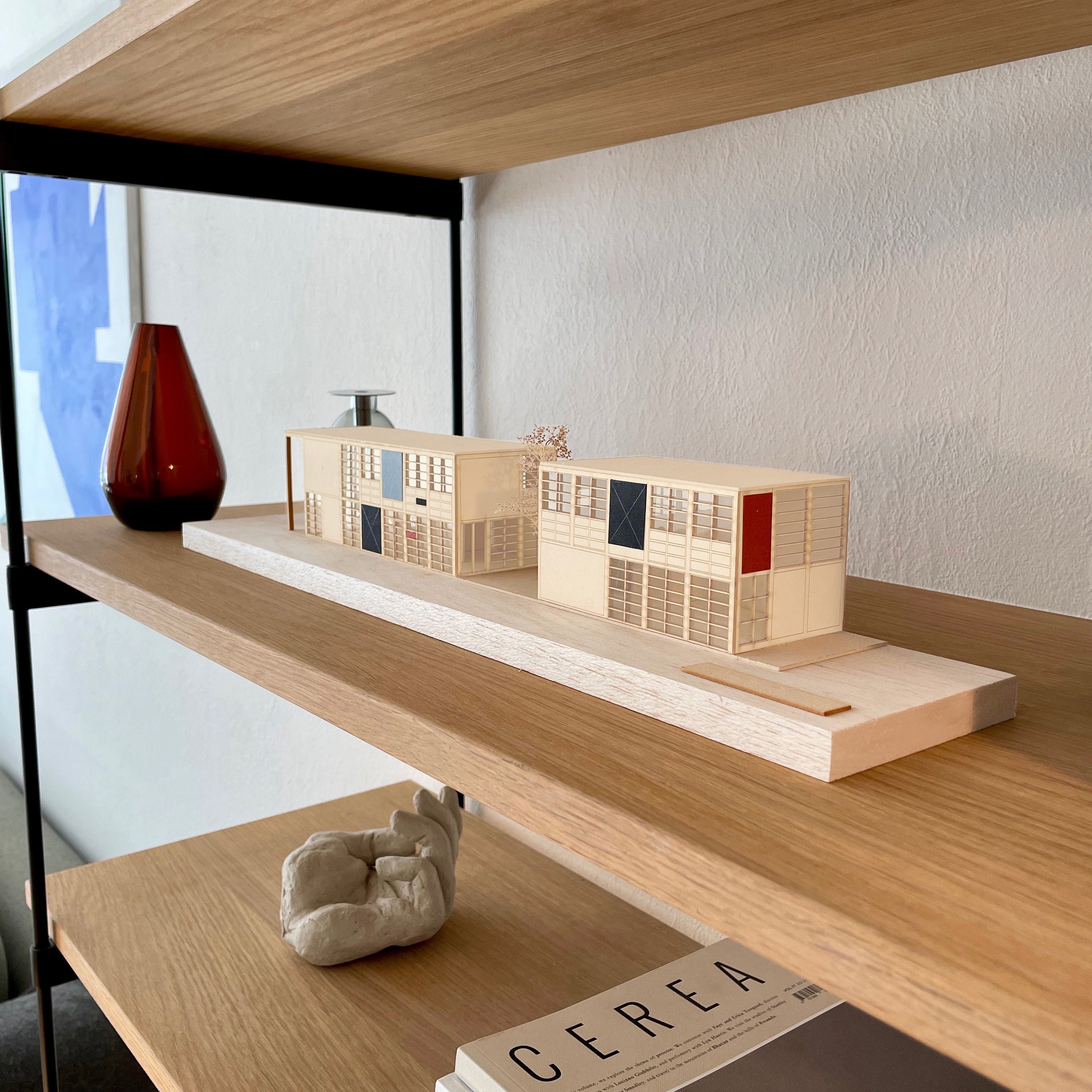 Architecture Model - Eames House 1/100 Scale - Wooden