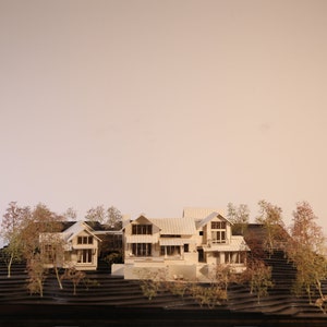 Architectural Model Custom 1/100 Scale - Personalized Wooden Miniature ...