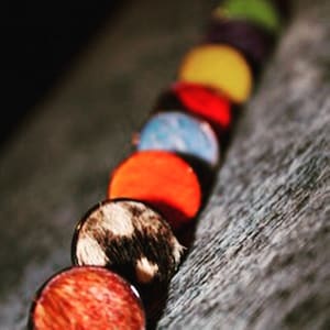 Stilvolle, ausgefallene Manschettenknöpfe, Leder,