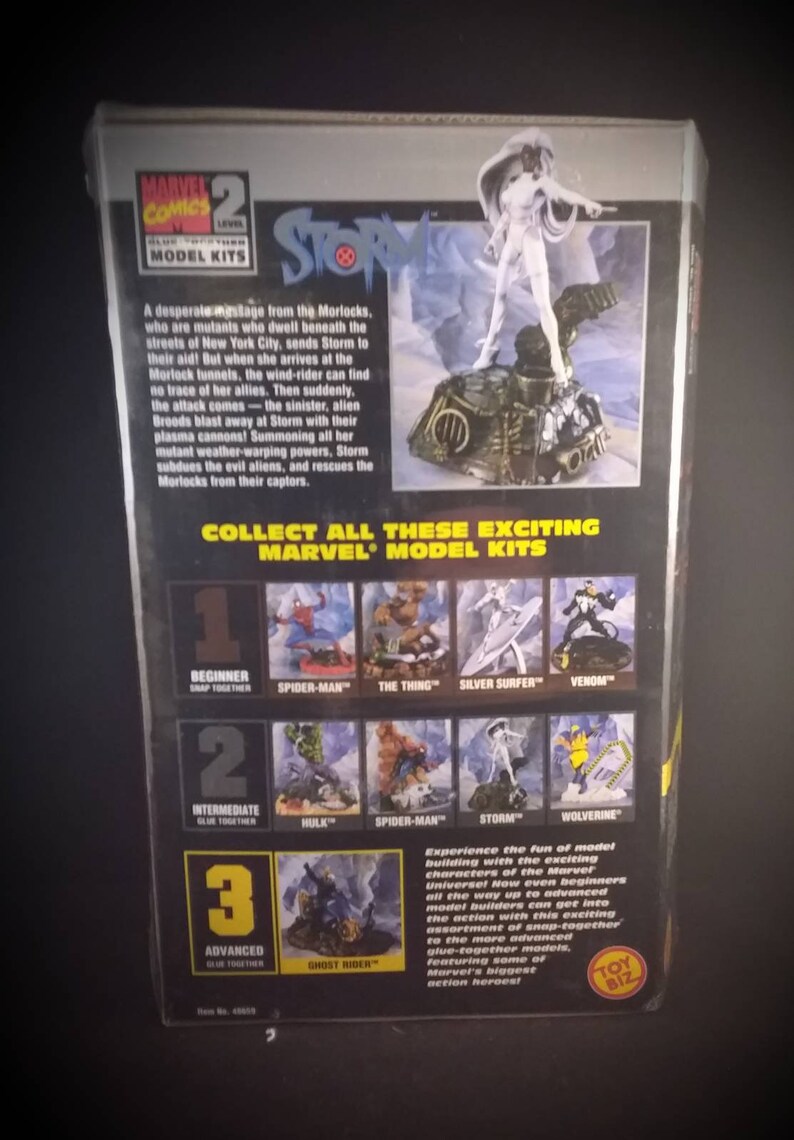 1996 Marvel Comics Storm Model Kit Level 2 Intermediate Level Etsy