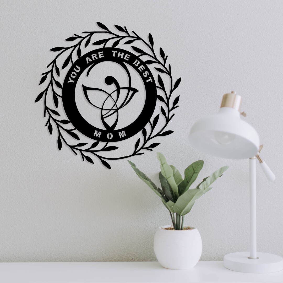 Mom Metal Sign Celtic Knot 'mom' Metal Wall Art, Modern Home Decor - Etsy