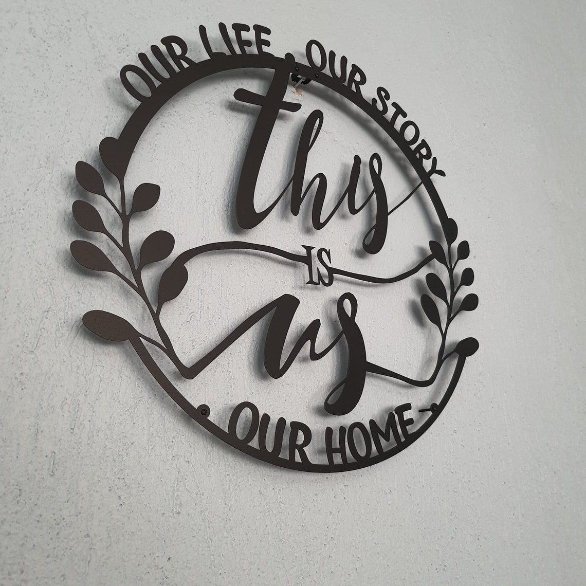 This is Us Metal Sign Quote Wall Art Metal Wall Decor Etsy