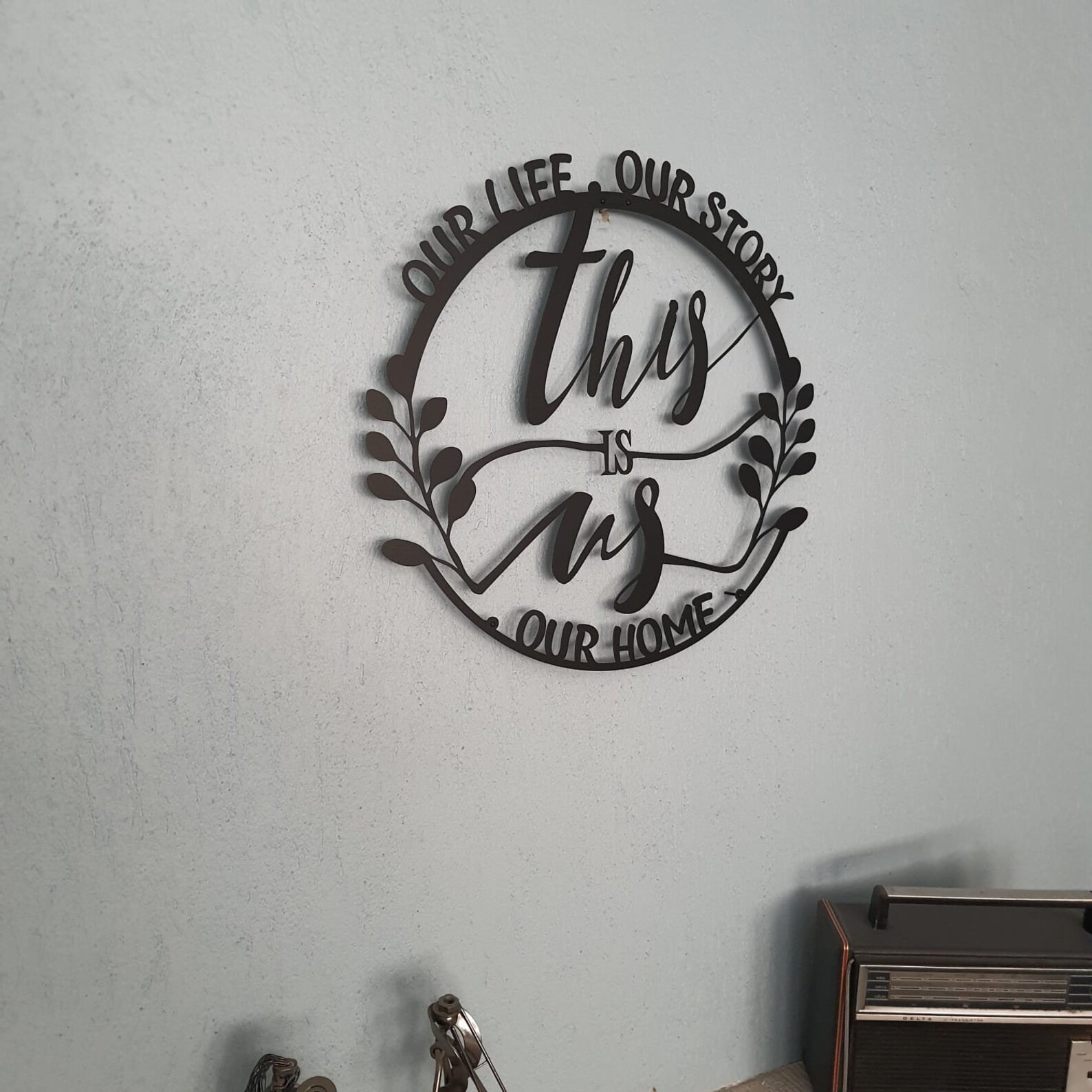 This is Us Metal Sign Quote Wall Art Metal Wall Decor Etsy