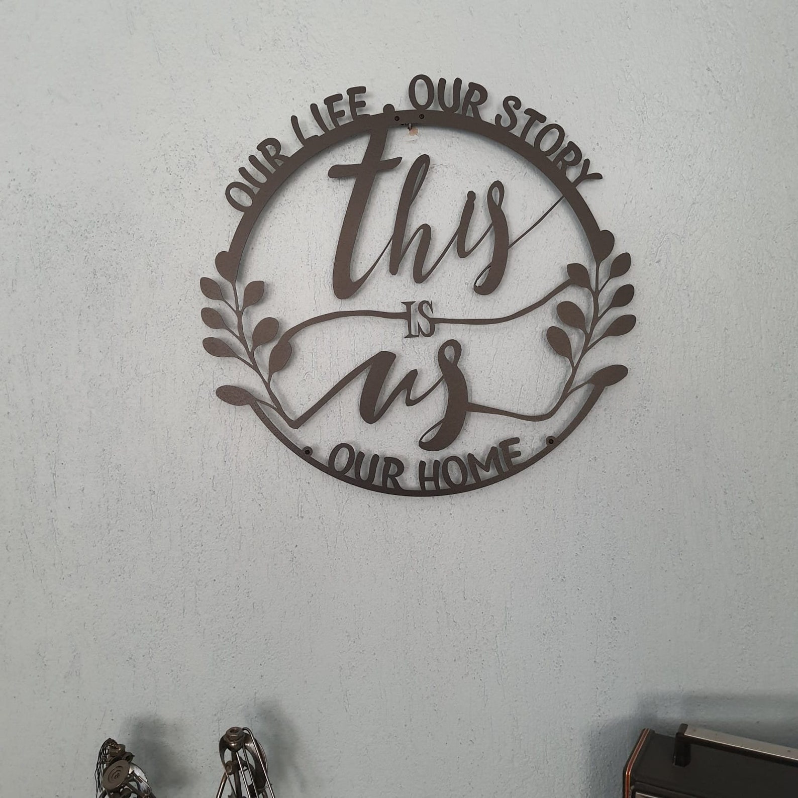 This is Us Metal Sign Quote Wall Art Metal Wall Decor Etsy
