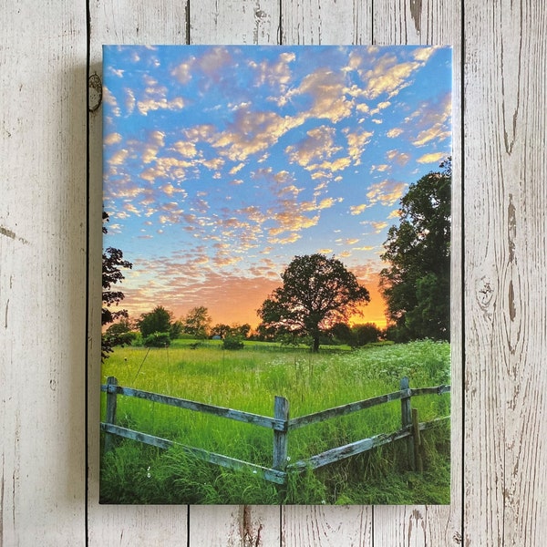 Sunset lover, Wall decor, Canvas, Canvas print, Wall art, Photograph, Sunset, Countryside, Clouds, Wall hanging, Photo to canvas, Home decor