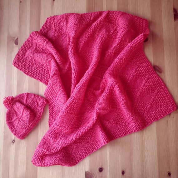 King Charles Brocade Baby Blanket & Hat Etsy UK