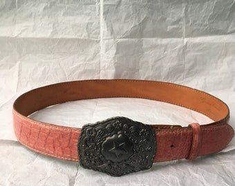 Vintage leather belt Reptile’s house made in Italy