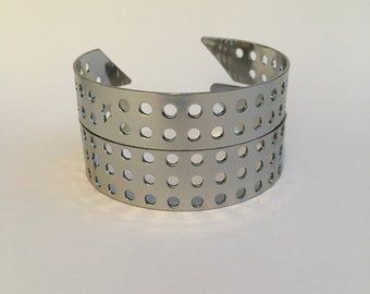 Thierry Mugler 2 vintage cuff bracelets-read description please