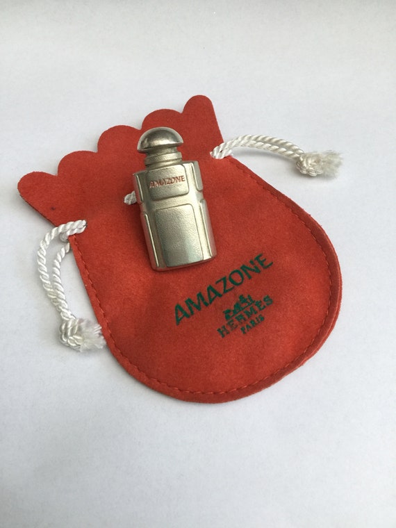 Hermes vintage perfume pin in original bag Amazon… - image 1