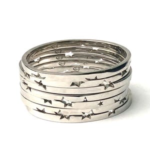 Thierry Mugler signed steel 7 in 1 bracelet for small wrist only