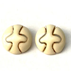 Balenciaga Paris vintage clip-on earrings signed and numbered