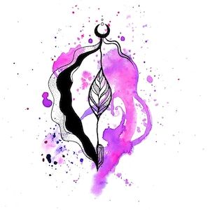 Viva la Vulva Artprint Art Print | Body-positive | Empowerment | Statement Piece | High quality | Yoni