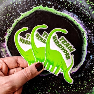 Team Herbivore - Go vegan Sticker | zeig deine message | veganismus | for the animals | Empowerment | Aktivismus