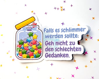Schlechte Gedanken - Feminist Stickers | show your message | support people | against the patriarchy | Actionism | Empowerment