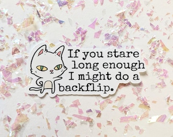 Backflip Stare | show your message | Actionism | political
